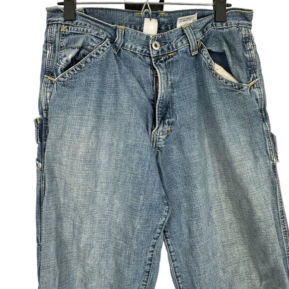 Vintage Y2K 2000s Lucky Brand Baggy Carpenter Jeans 30 X 34 USA - Picture 12 of 15